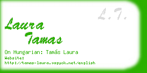 laura tamas business card